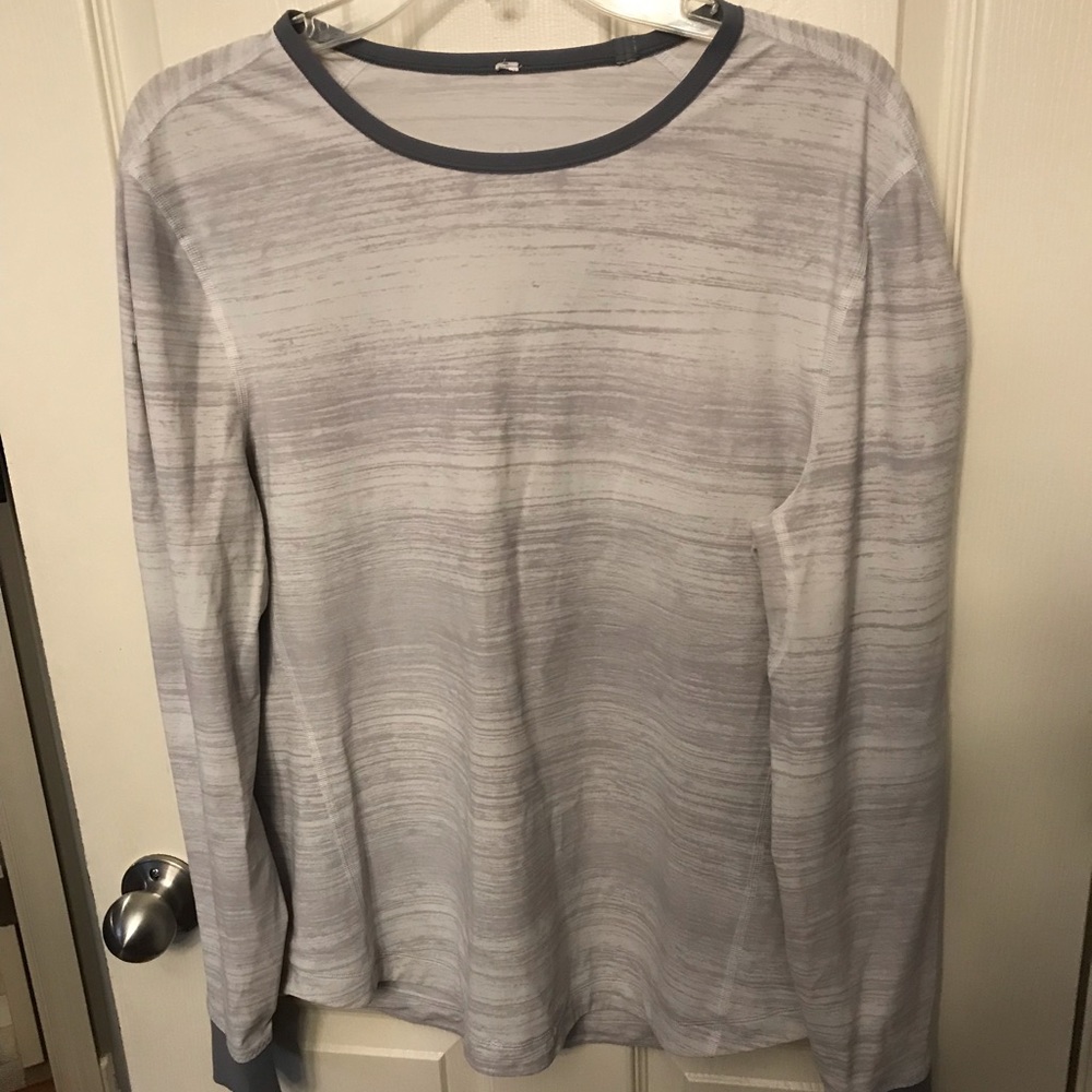 Lulu Lemon long-sleeve shirt gray SUNDAY SALE